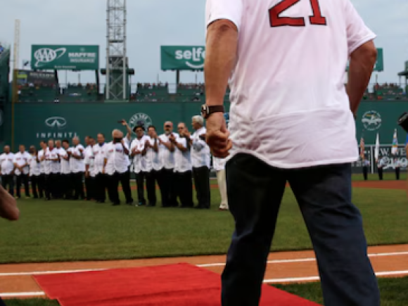 Former Boston Red Sox pitcher Roger Clemens. (AP Photo/Charles Krupa)AP