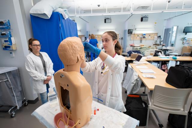 Nursing Sim Lab Students