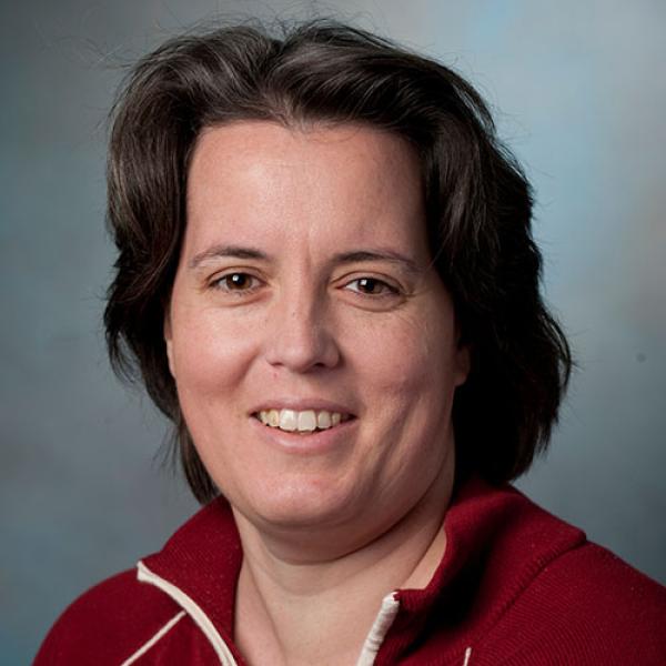 Dr. Rose Sullivan, Chair of the Social Work Department at Westfield State University, smiles for a posed professional photo.