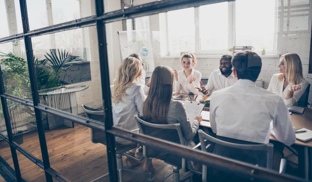 Employees at a workshop.